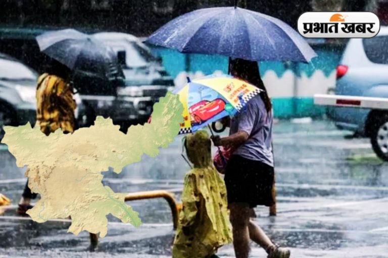 Heavy rain alert: रांची में झूमकर बरसे बादल, गरज के साथ वज्रपात