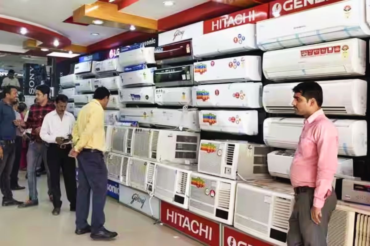 patna ac shop news| Sale of coolers and ACs increased in Patna's electronic market in the scorching heat