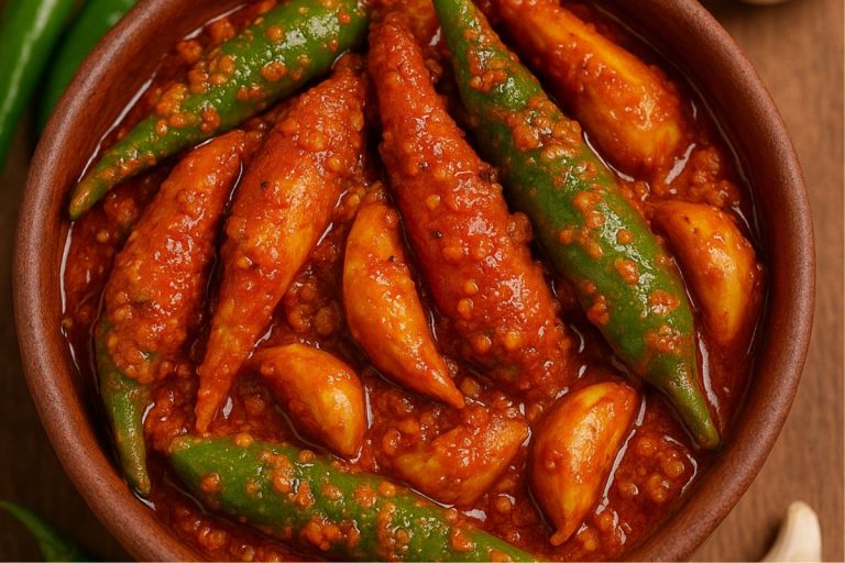 Pickle Recipe: दादी नानी के अंदाज में घर पर बनाएं मिर्च लहसुन का अचार, जानें आसान विधि