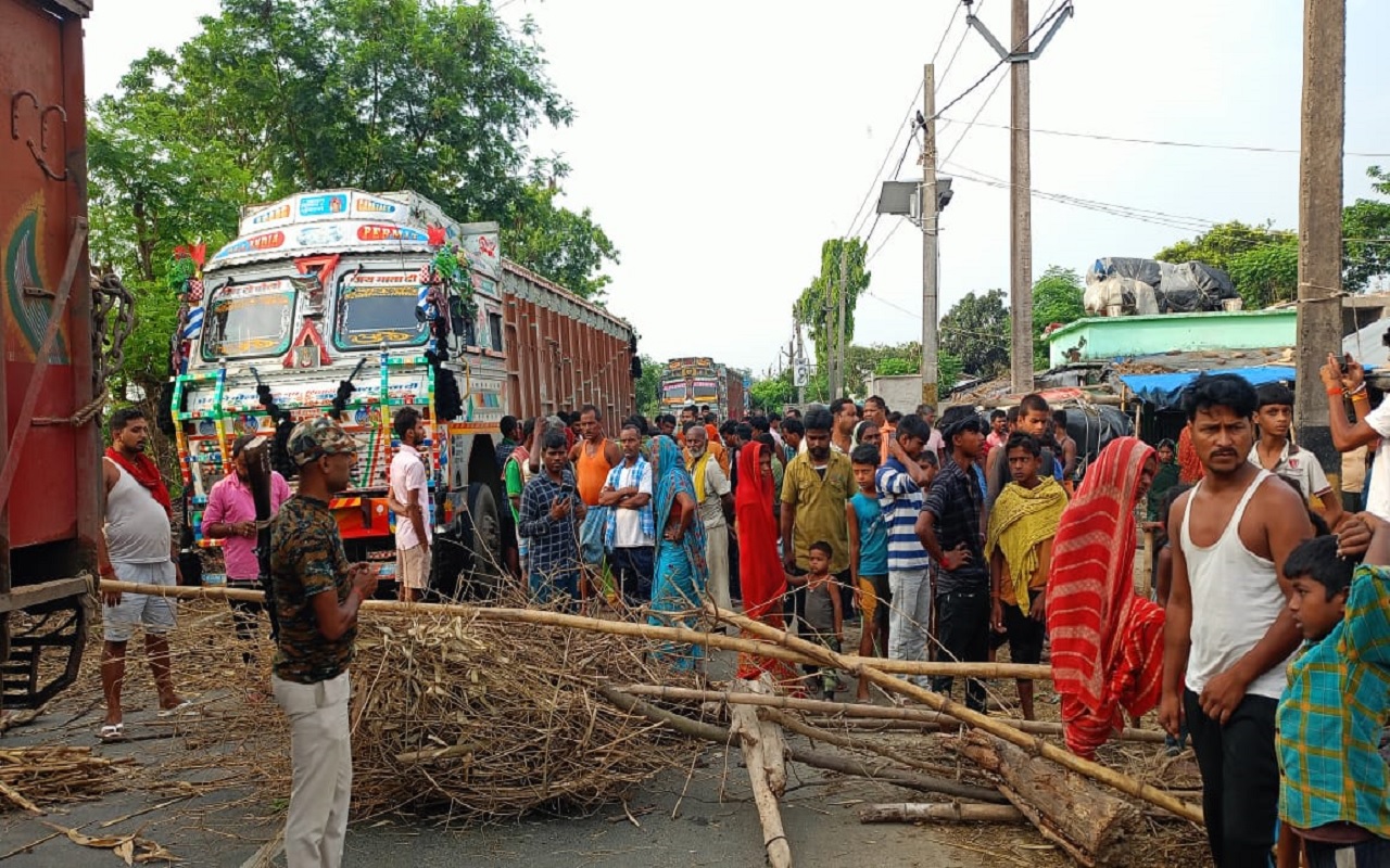 saharsa road accident