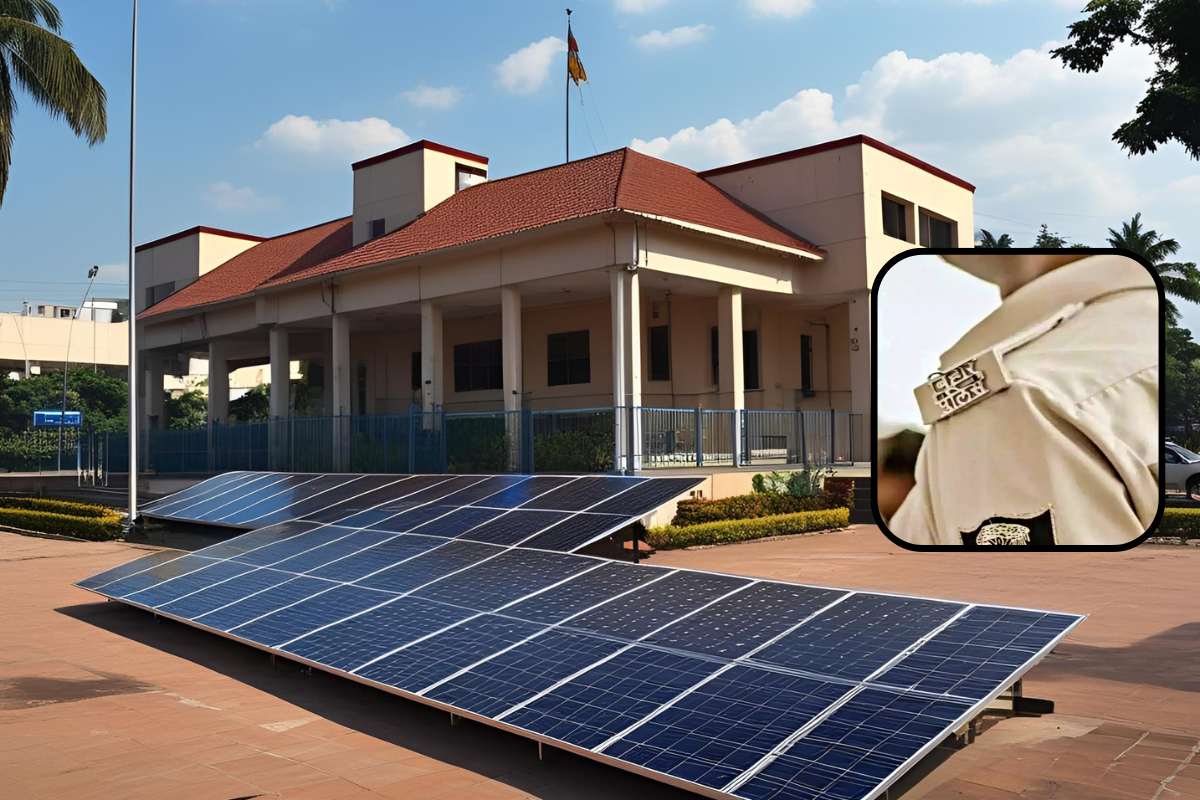 solar panels in bihar police stations