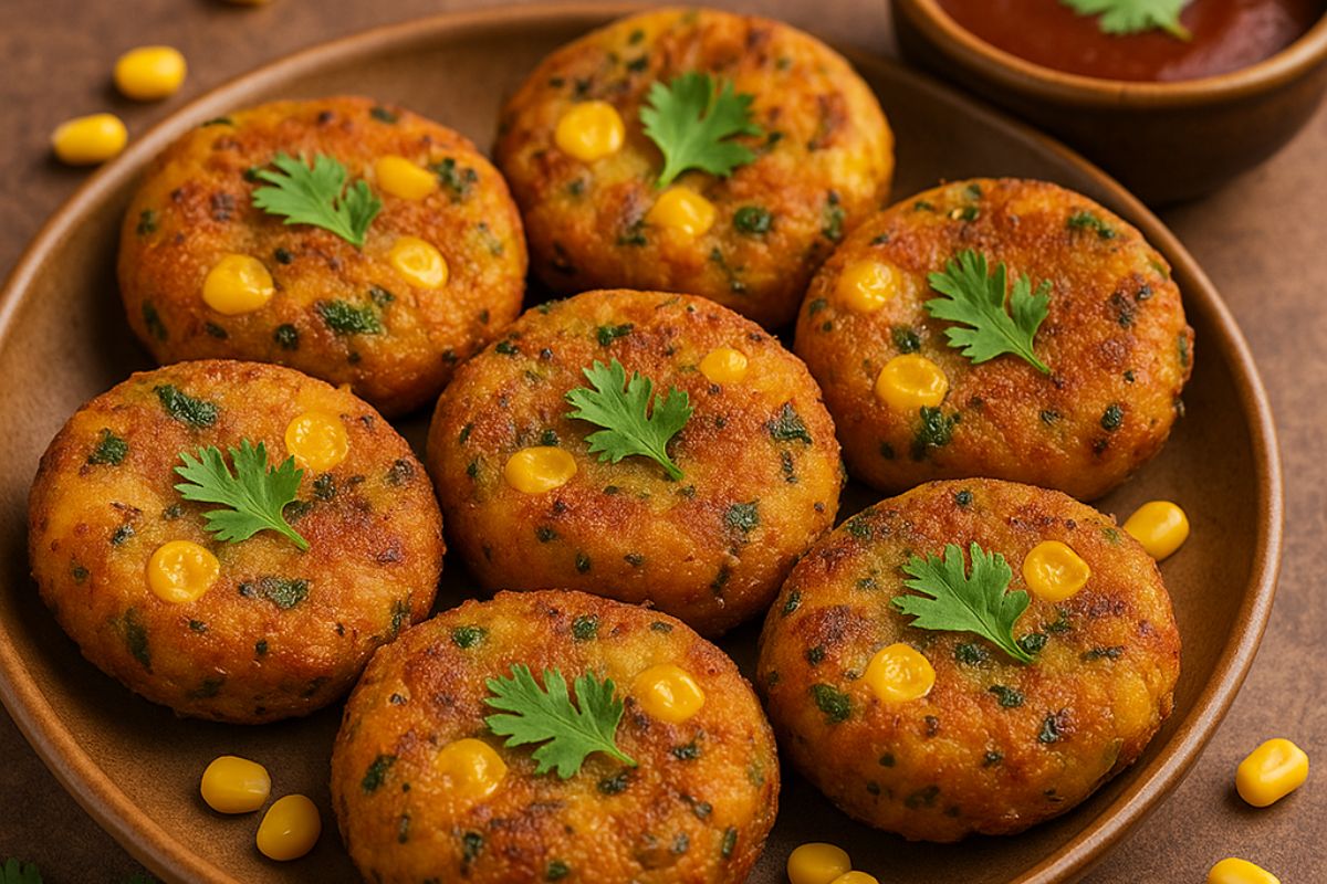 sweet corn tikki