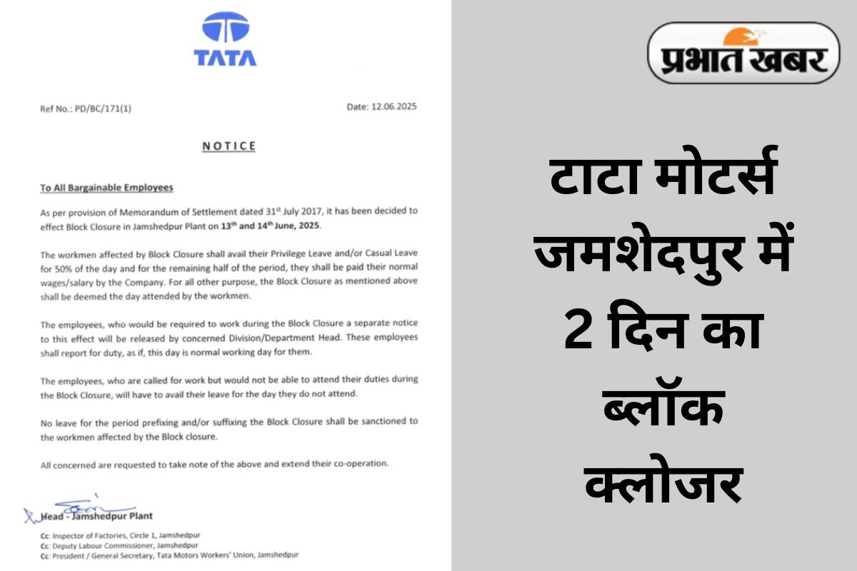 tata motors block closure