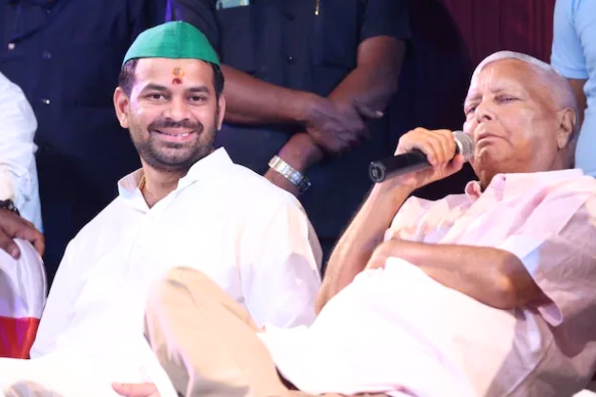 tej pratap|Tej Pratap Yadav called himself a kingmaker like Lalu Yadav, blessed Tejashwi to become CM