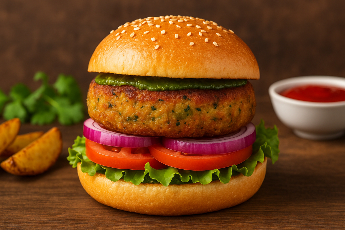 tikki burger recipe