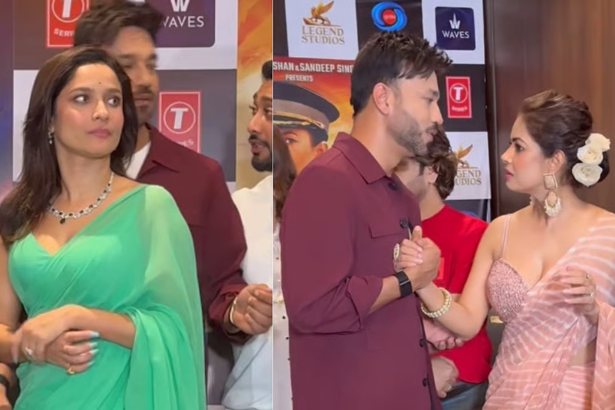 Vicky Jain holds Meera Chopra hand
