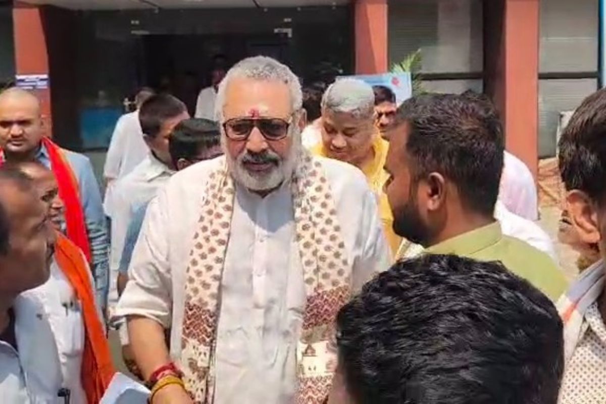 बेगूसराय में मंत्री गिरिराज सिंह