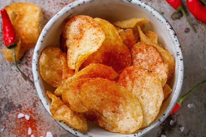 masala aalu chips
