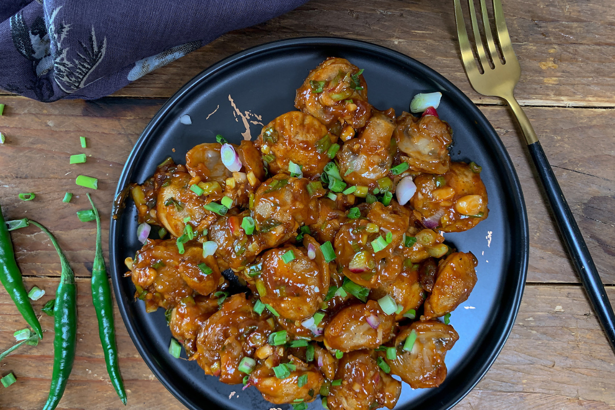 Mushroom Manchurian Recipe