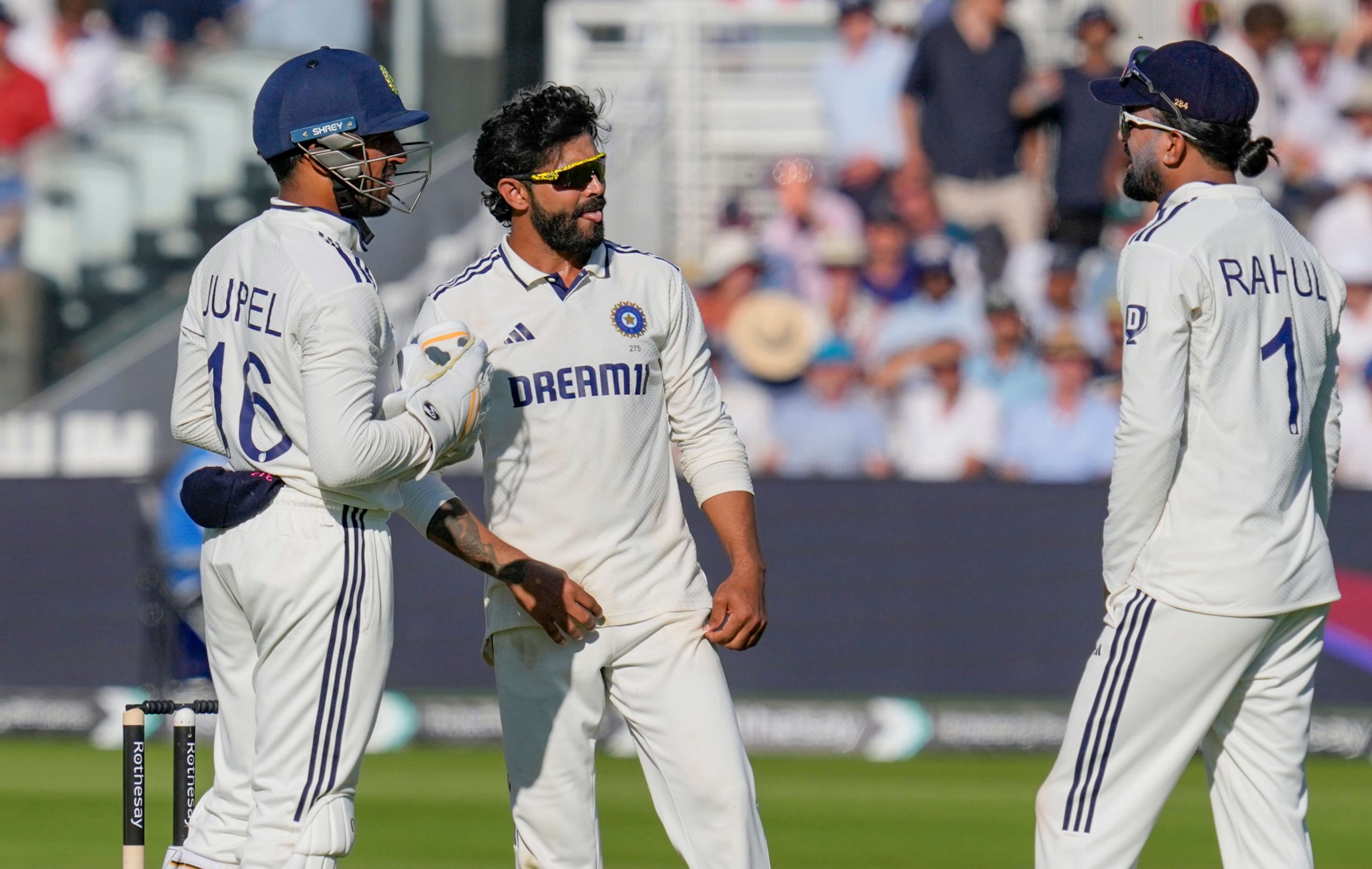Ravindra Jadeja warns KL Rahul in IND vs ENG 3rd Test