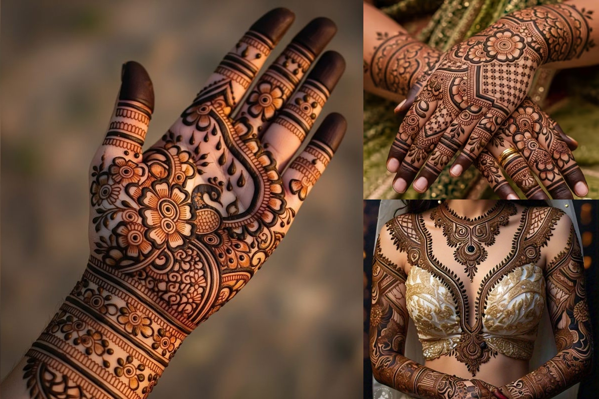 AI Mehndi Design Sawan 2025