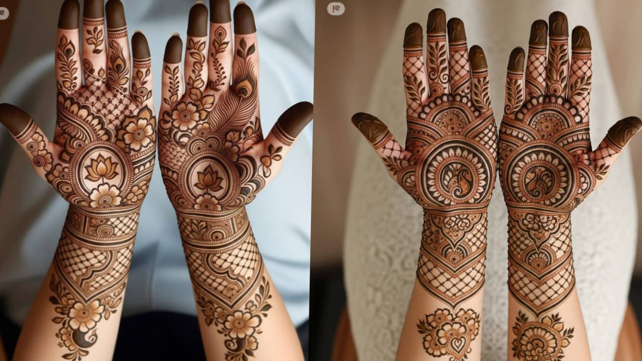 AI Sawan Mehndi Design