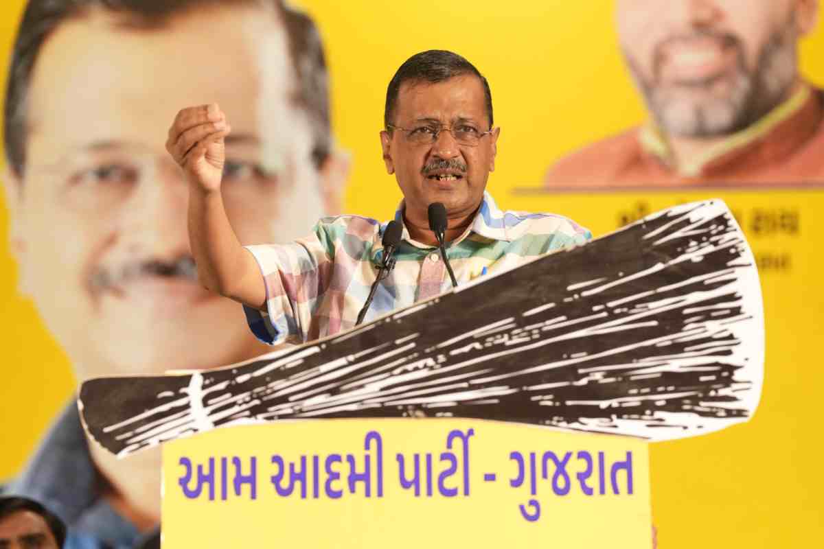 Arvind Kejriwal in Gujarat