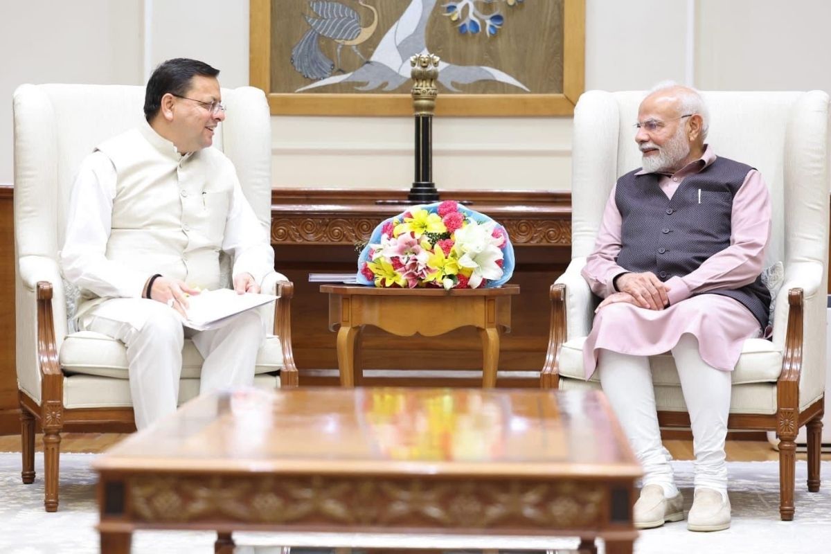 CM Dhami Meet P Modi