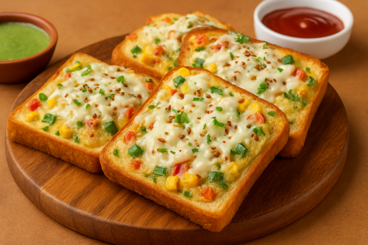 Cheese Suji Toast Recipe