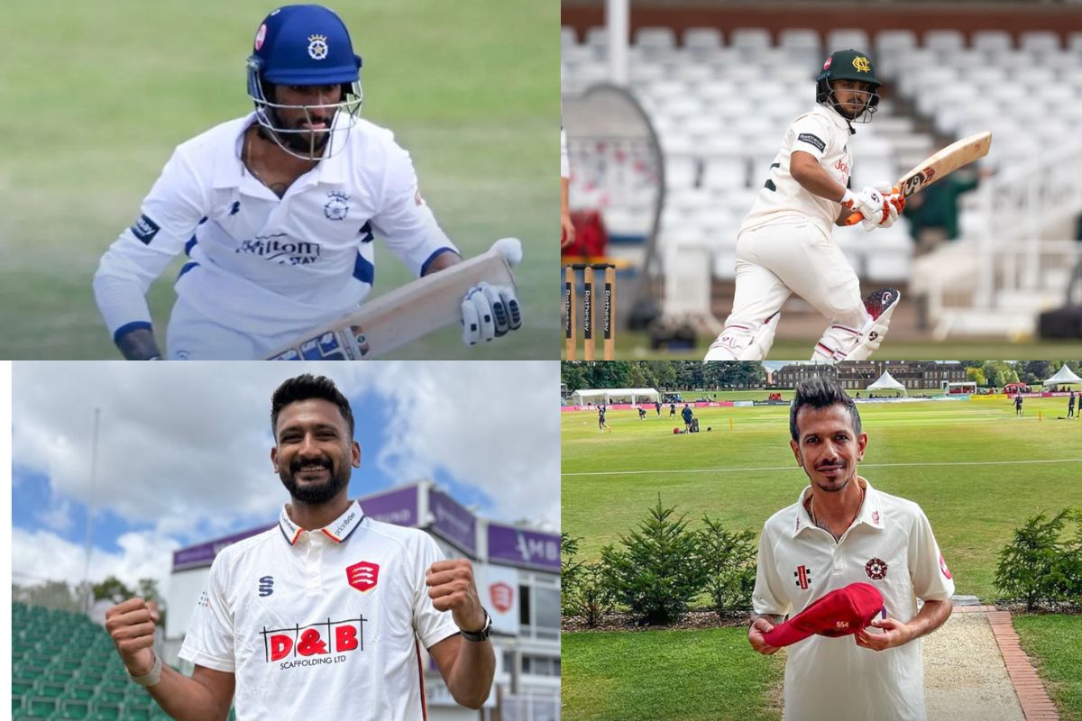 Ishan Kishan, Tilak Varma, Khaleel Ahmed and Yuzvendra Chahal County Cricket
