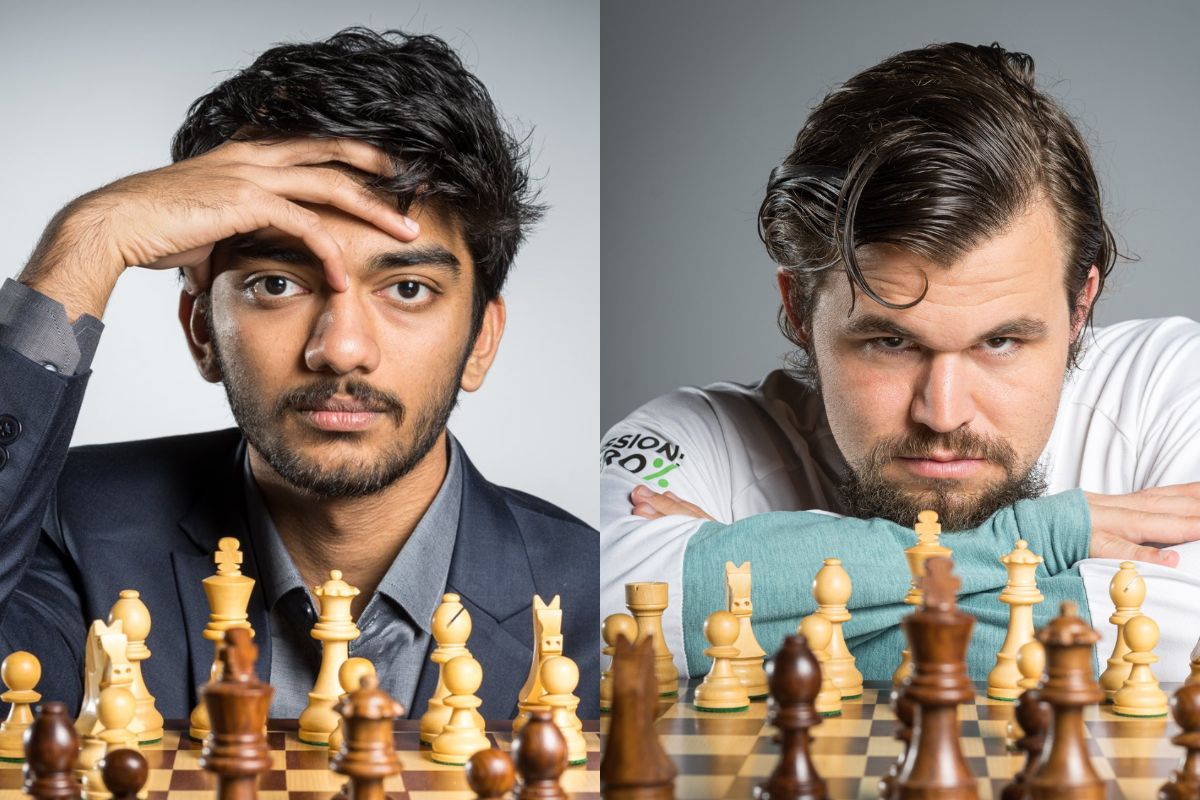 D Gukesh defeated Magnus Carlsen