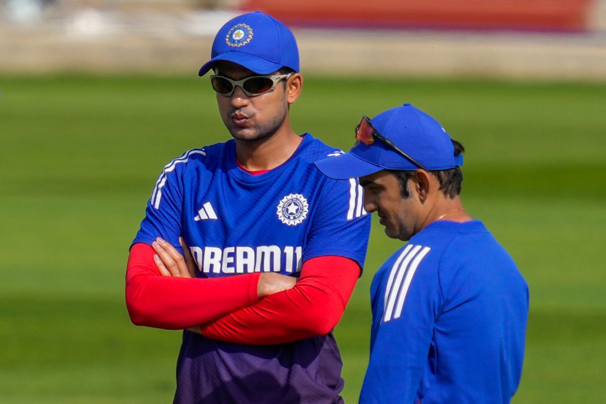 Shubman Gill and Gautam Gambhir.