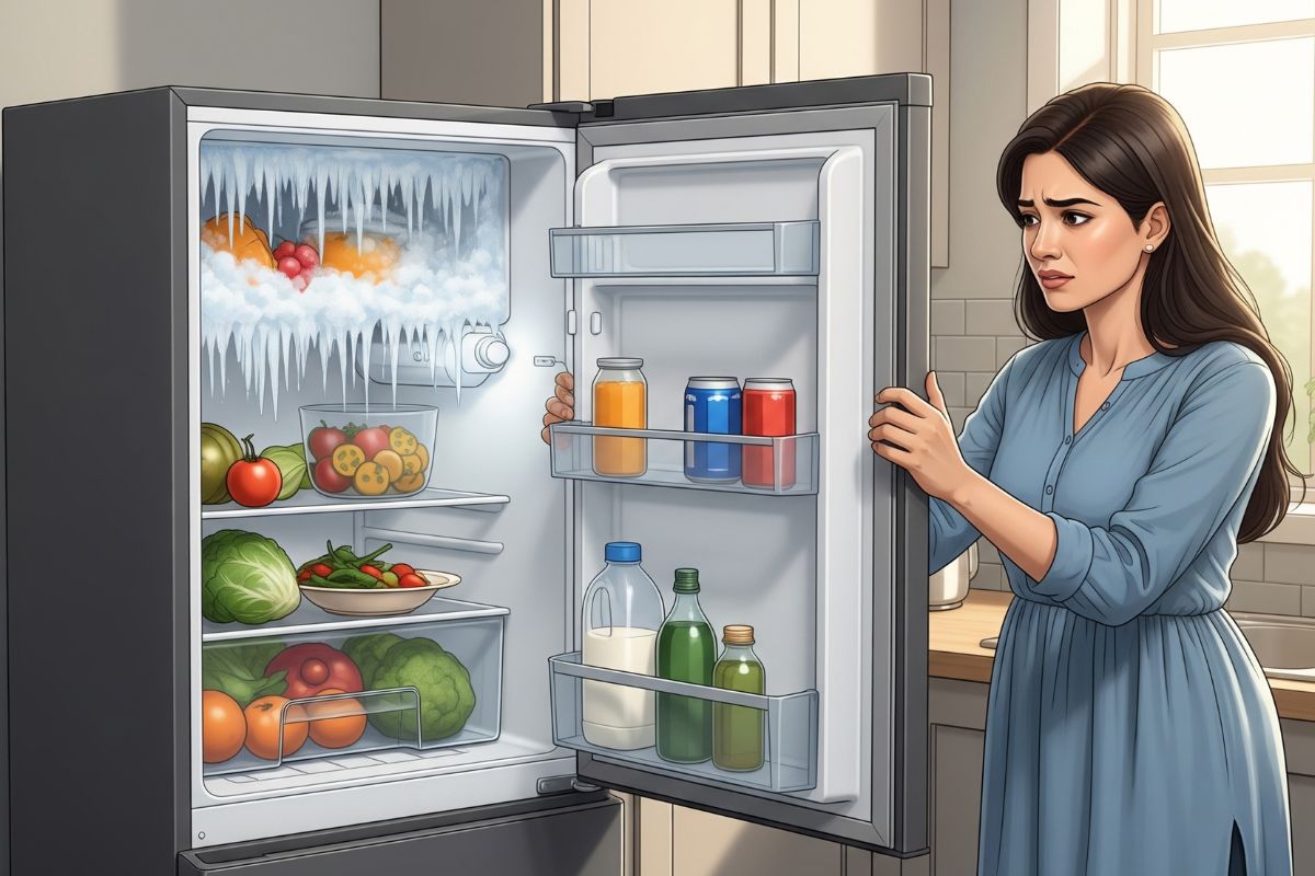 Defrost Button to melt ice