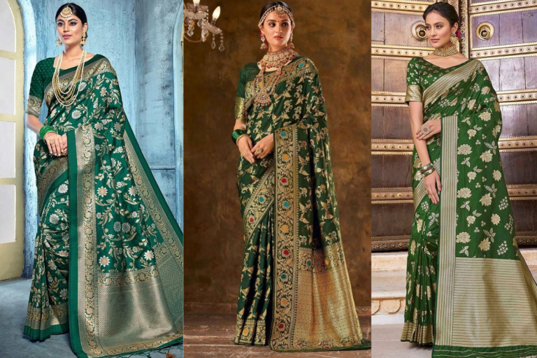 Green Saree Designs: सावन और हरियाली तीज पर पहनें ये हरी साड़ियों के बेस्ट डिजाइन