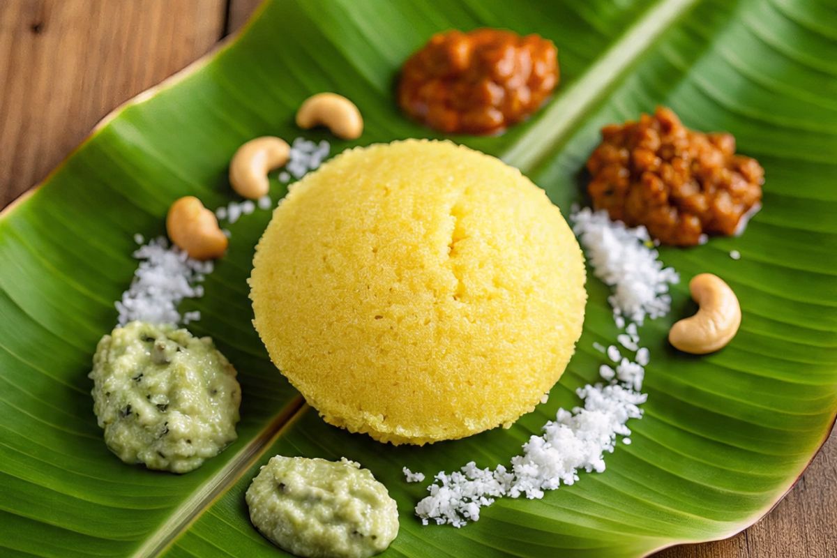 yellow idli