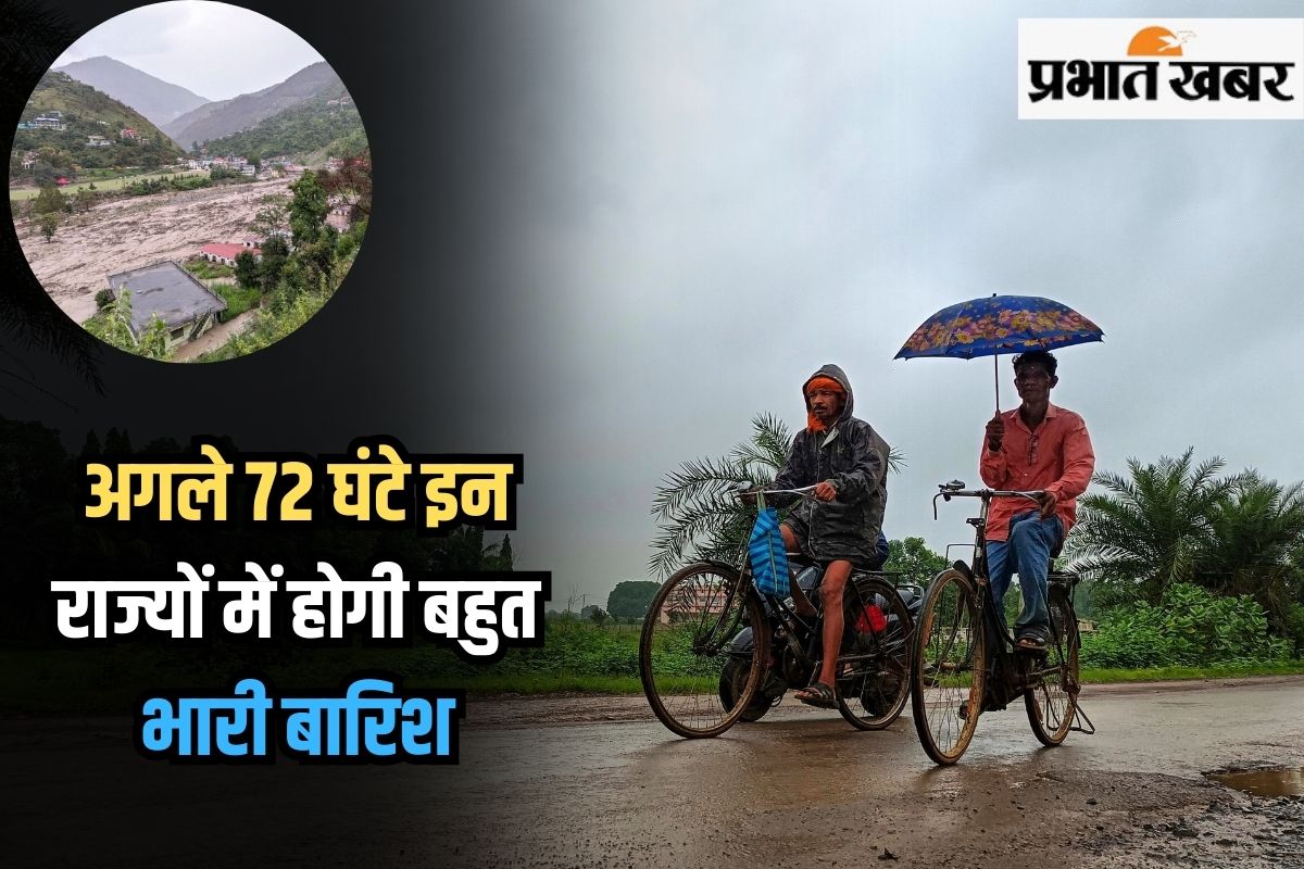 Heavy Rain Warning next 72 hours