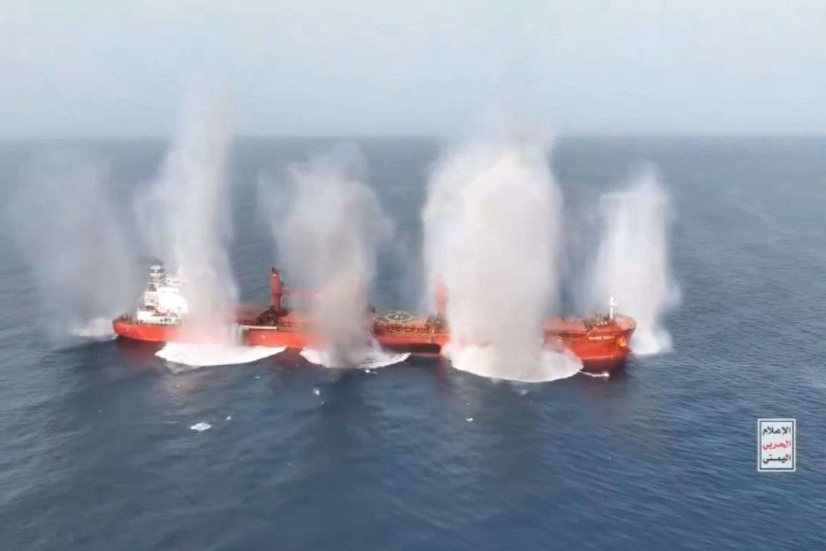 Houthi Rebels Attack on Ship