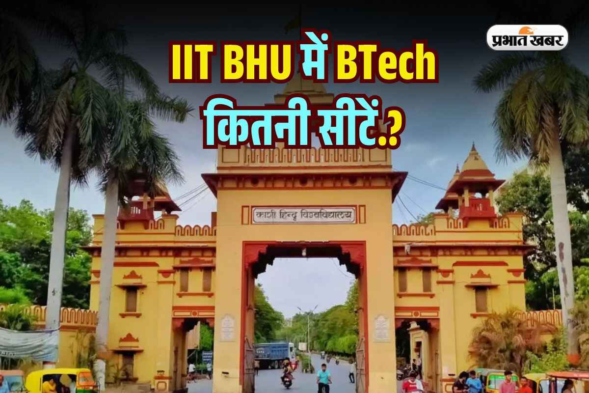 How Many BTech Seats in IIT BHU CSE