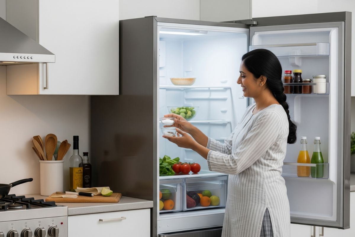Keep Salt in Fridge to remove smell