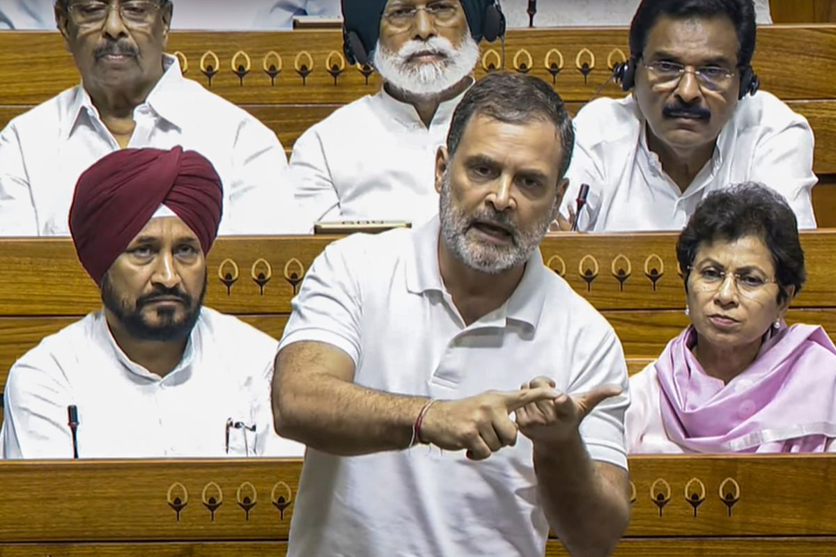 Leader of Opposition Rahul Gandhi