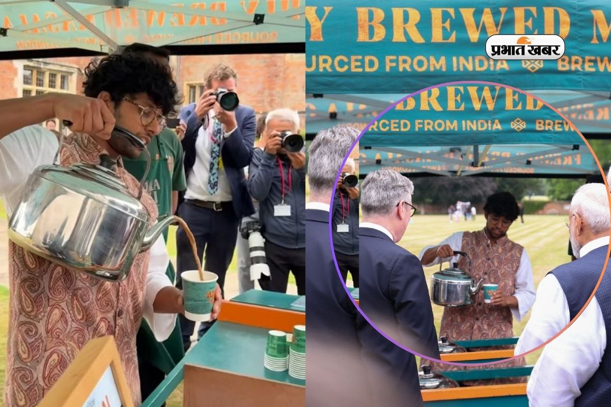London Chaiwala Served Tea PM Modi