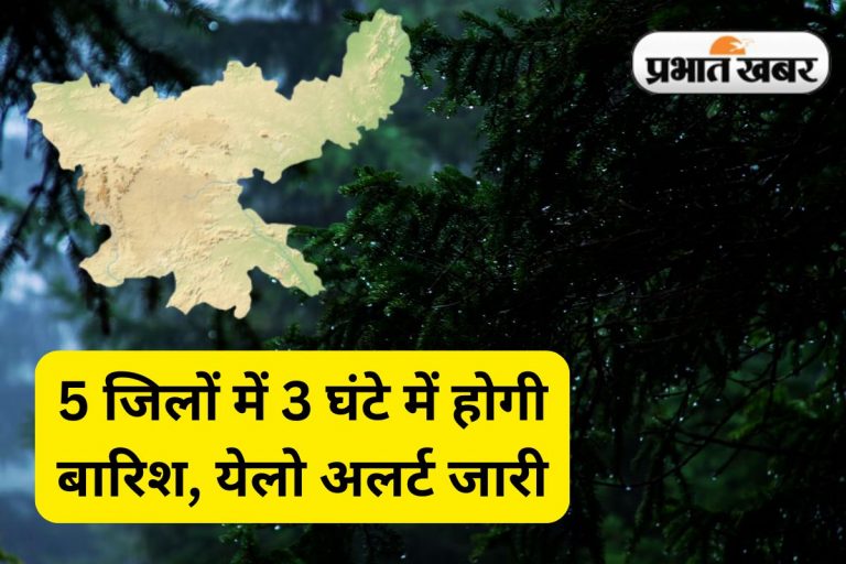 धनबाद, गढ़वा समेत झारखंड के 5 जिलों में अगले 3 घंटे में बदलेगा मौसम, वर्षा-वज्रपात का अलर्ट