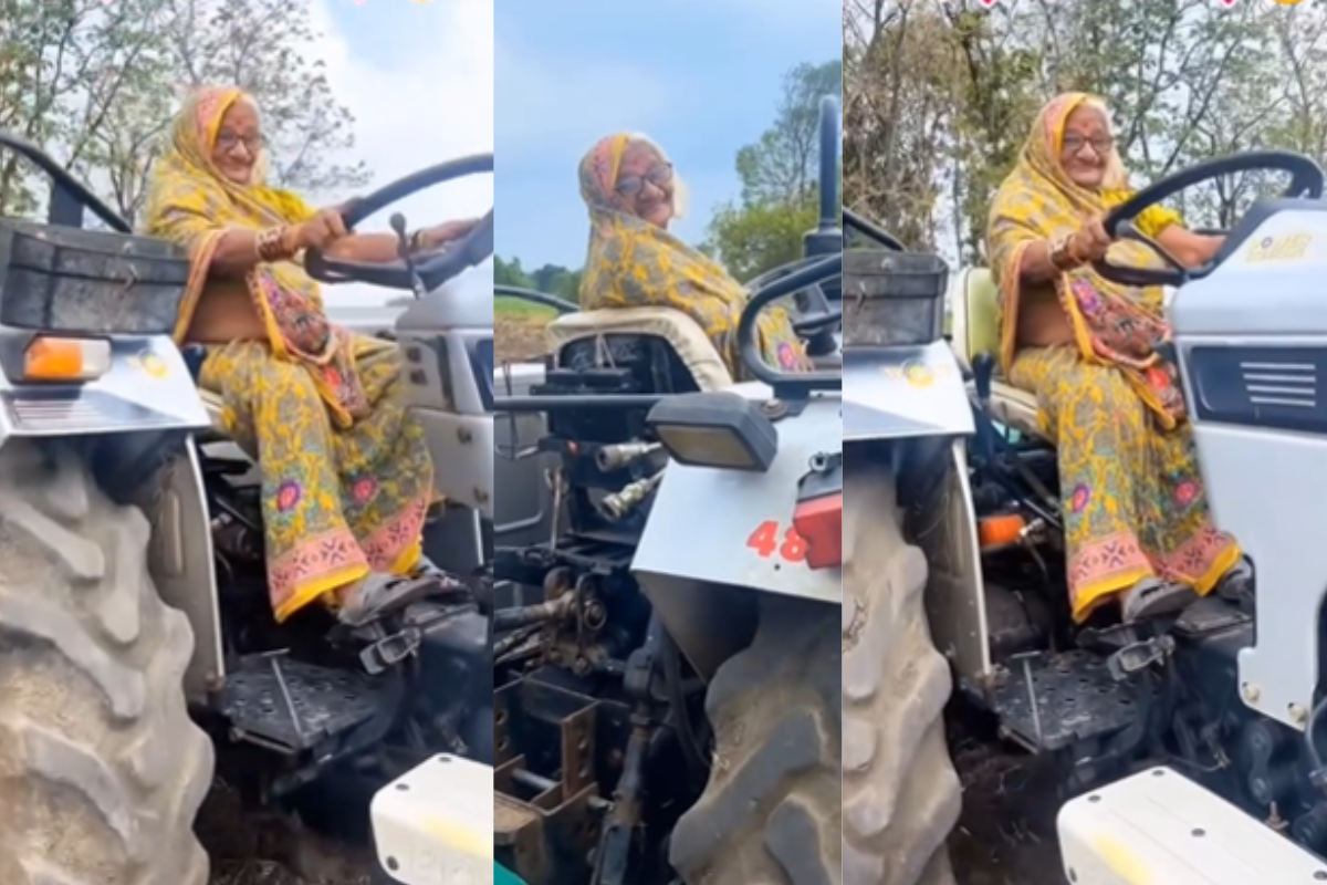 Viral Video of an old lady