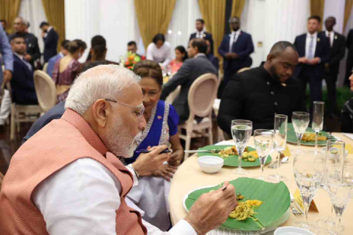 PM Modi Dinner in Trinidad & Tobago