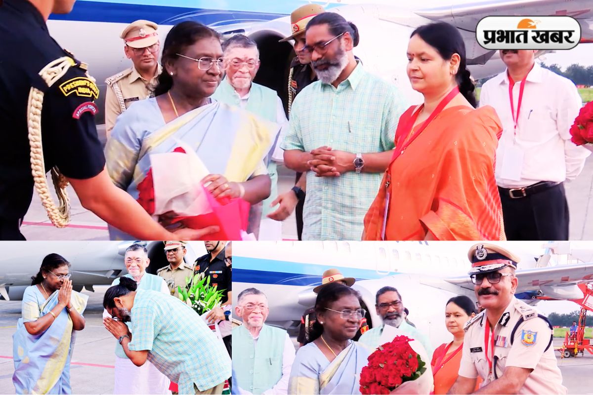 President Draupadi Murmu Jharkhand Visit Photo News Today 31 July 2025