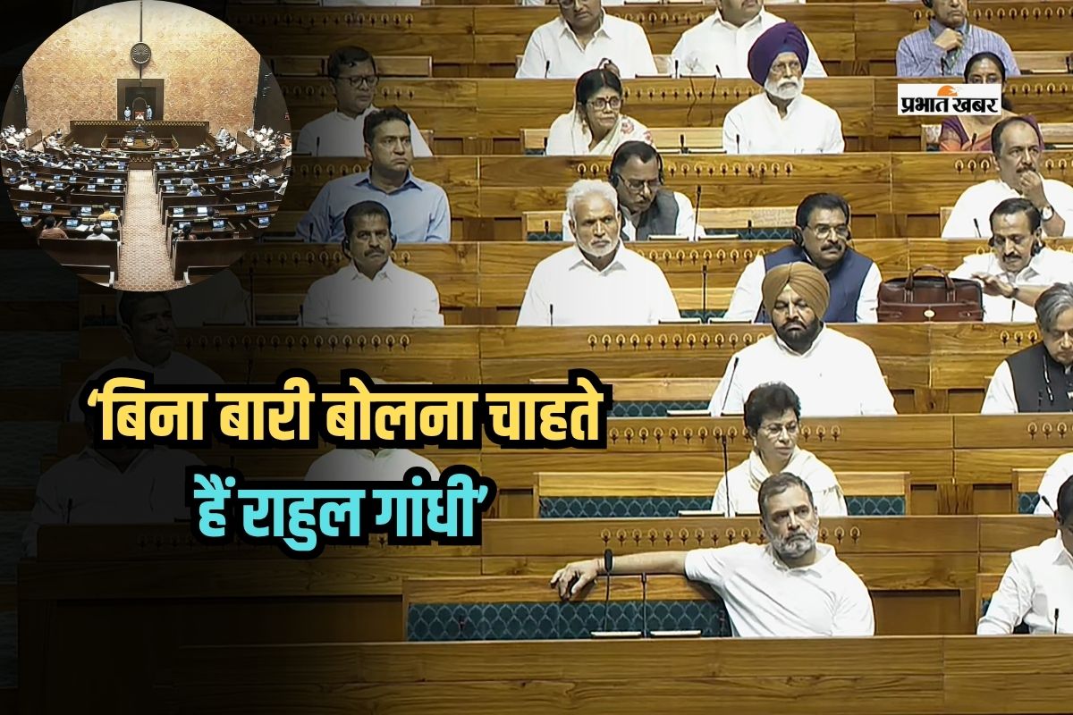 Rahul Gandhi In Lok Sabha