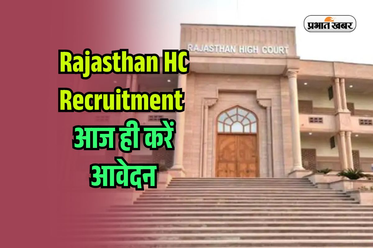 Rajasthan High Court Recruitment 2025