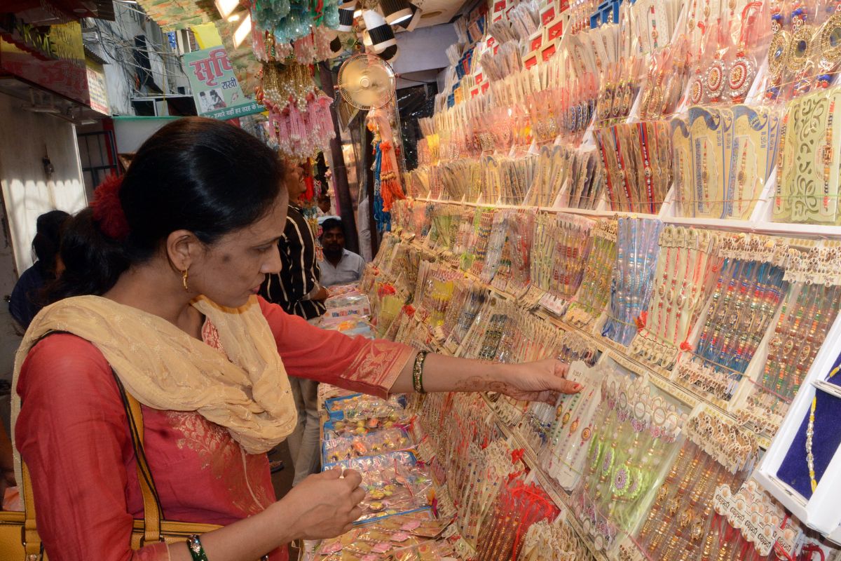 Rakhi market in Patna
