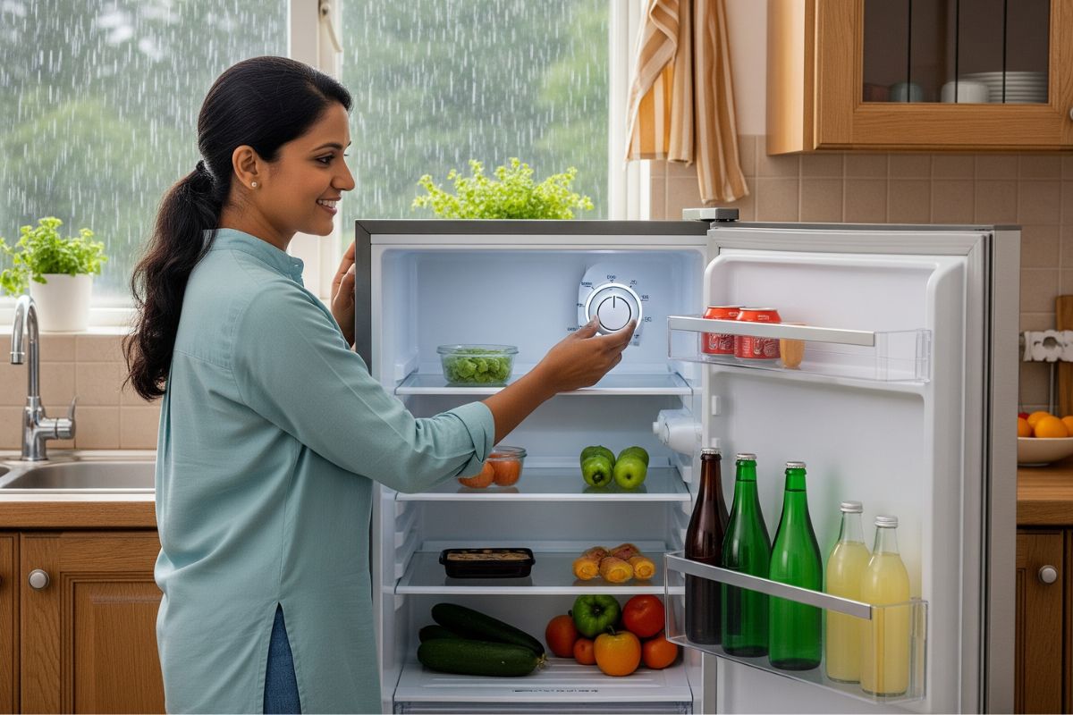 Right Fridge Temperature in Monsoon