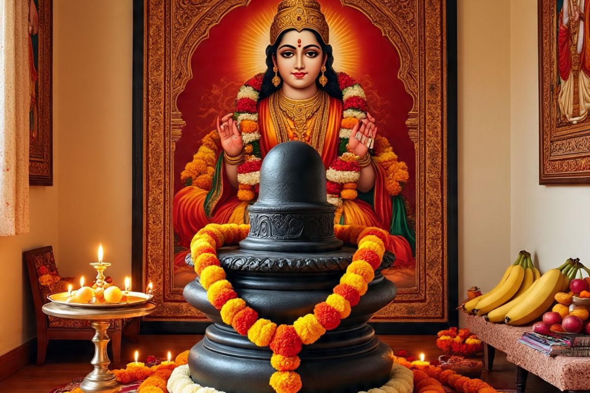 Shivling At Puja Room