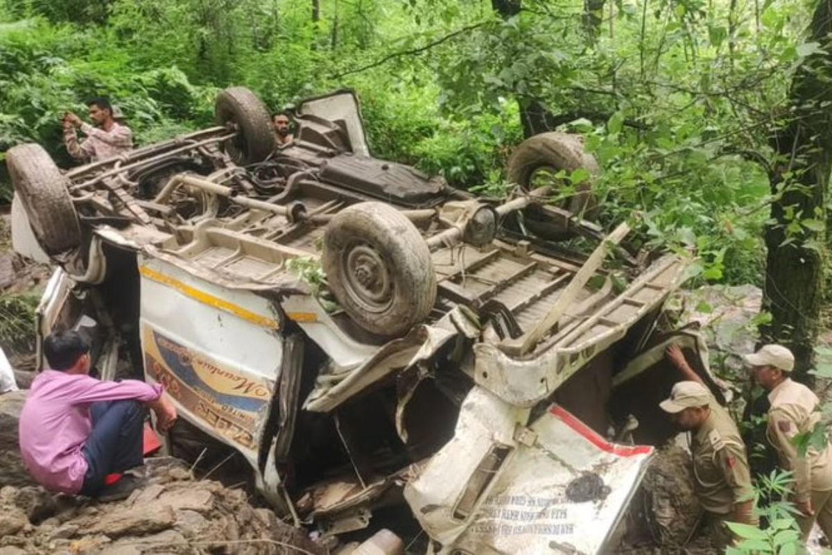 Jammu Kashmir bharat marg doda tempo Accident 5 killed many injured