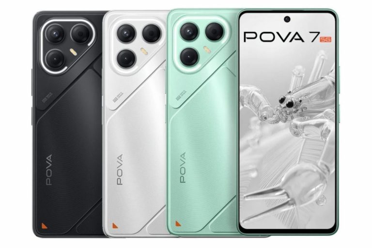 6000mAh बैटरी और AI फीचर्स के साथ Tecno Pova 7 5G Series की हुई एंट्री, जानें फीचर्स और कीमत
