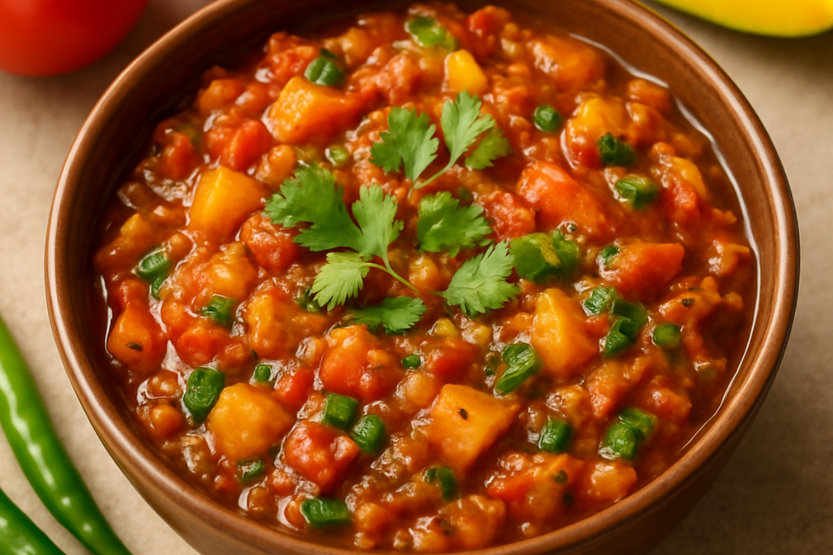 Mango-Tomato Chutney