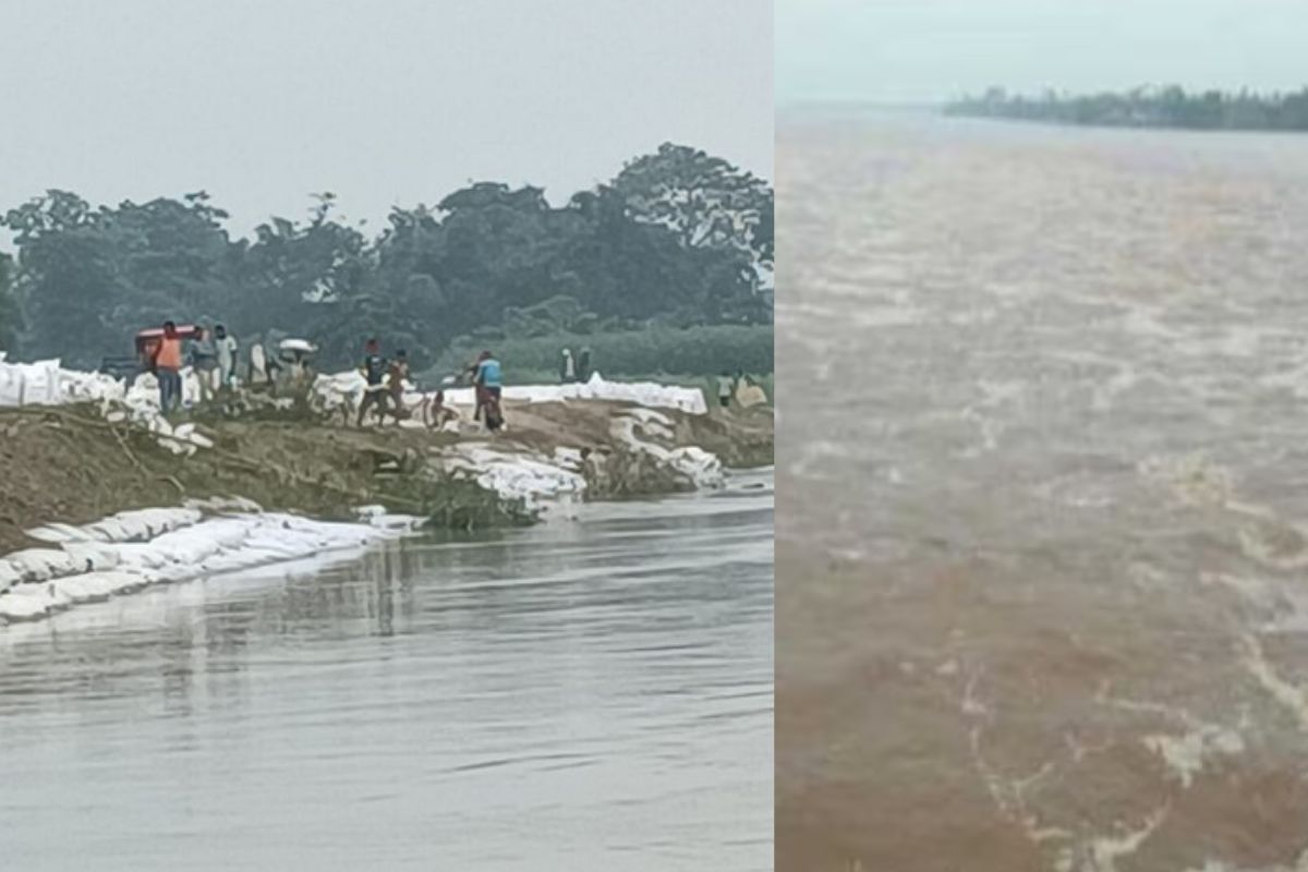 Bihar Flood Alert Ganga river taking terrible form from Buxar to Kahalgaon