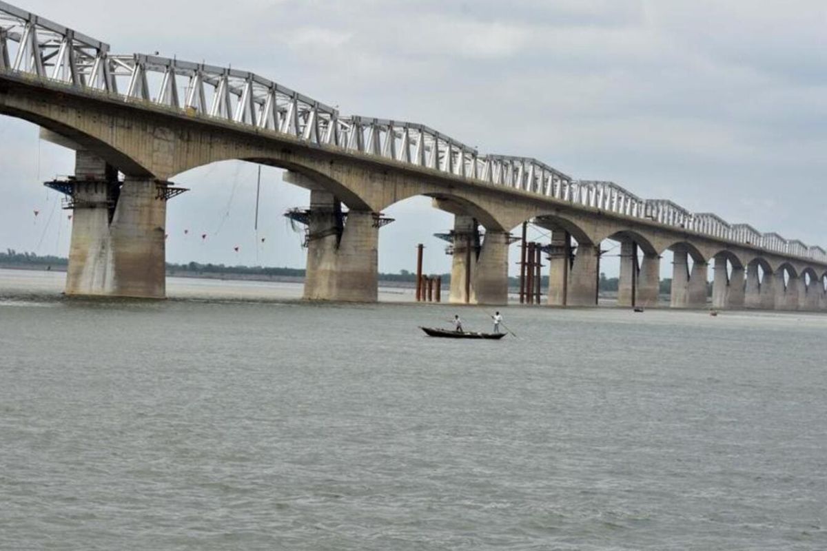 Bridge In Bihar How much work done on Bakhtiyarpur-Tajpur bridge