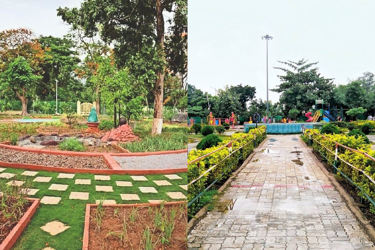 very attractive biodiversity park built in this district spread over 150 acres