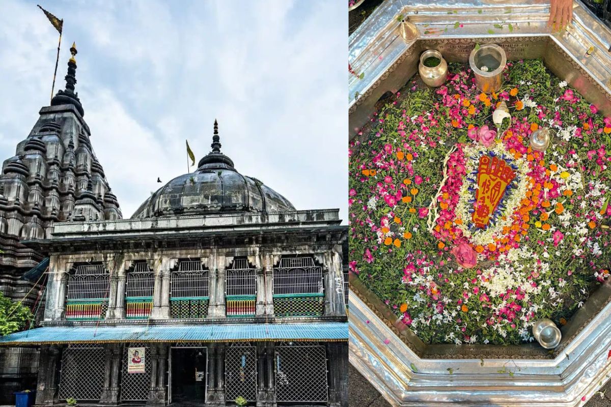 Vishnupad Temple Lord Vishnu seated on swing for 5 days in temple