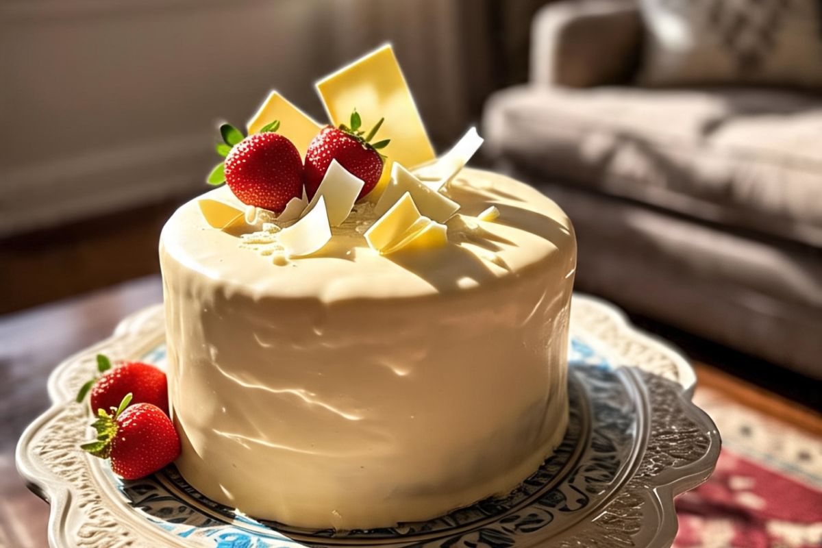 white chocolate cake