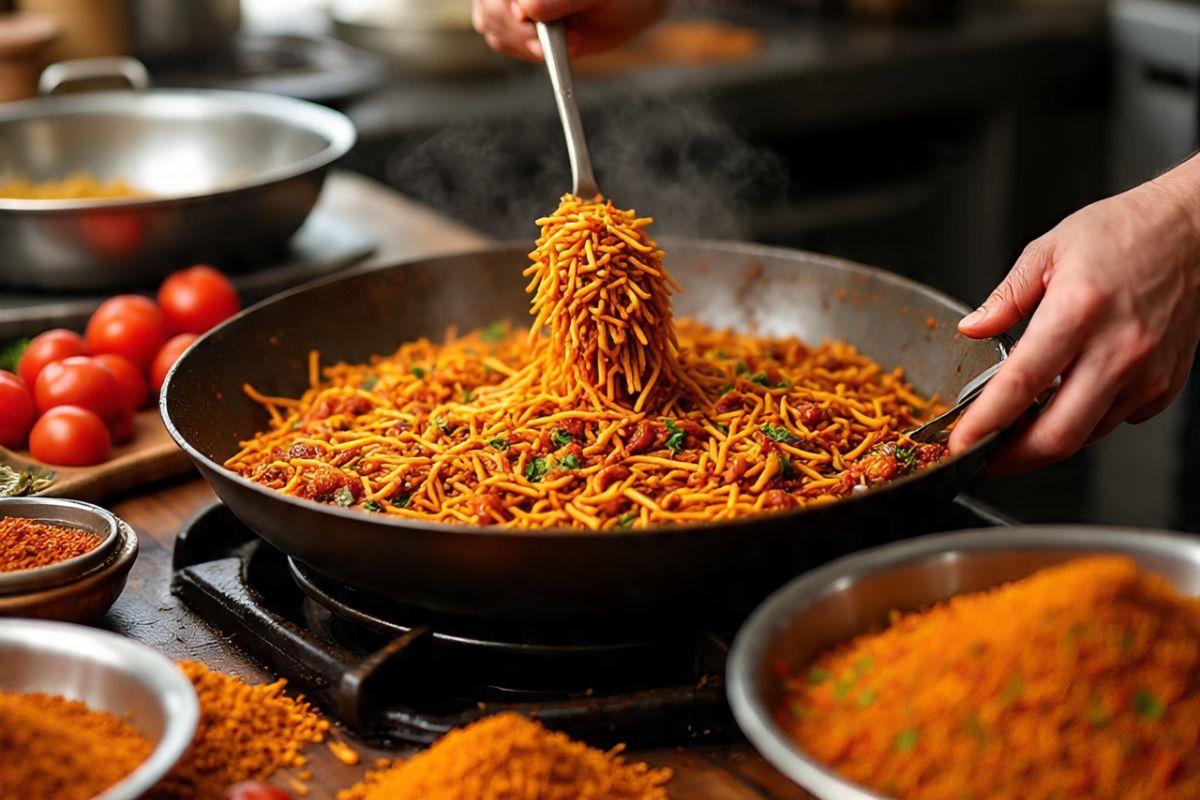 sev tamatar bhaji