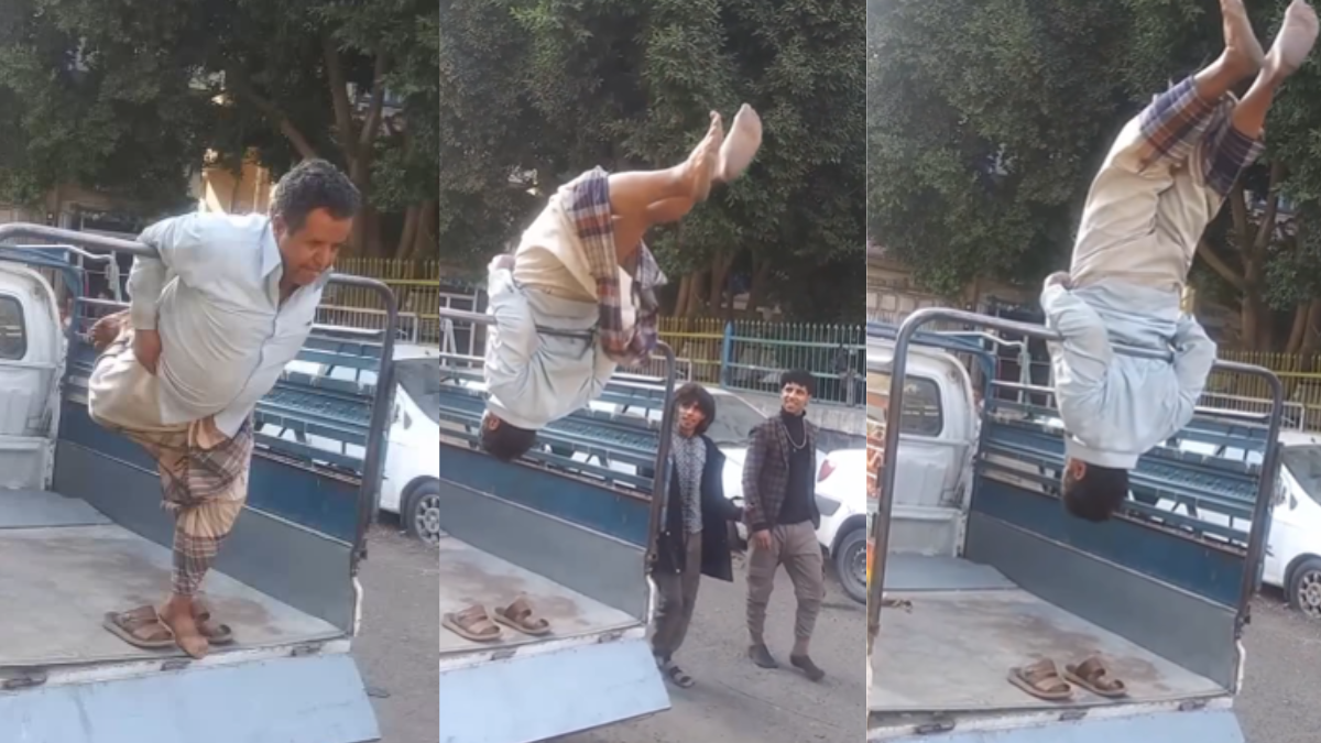 Viral Video of a Man